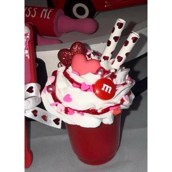 Valentines Day Handmade Tiered Tray Decor - Picture 5 of 9